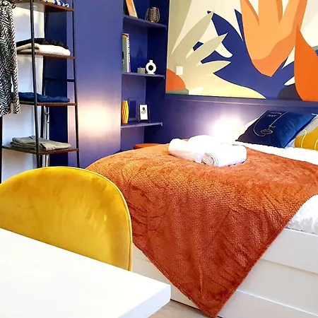 Studio Pop Moderne & Cosy - Gare Metro Parking Lägenhet